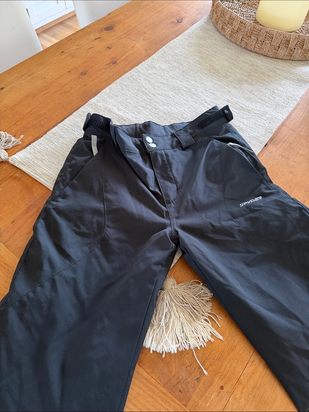 Spyder girls Black Ski Pants